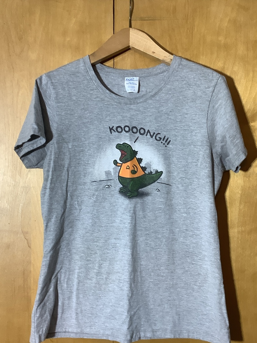 Godzilla spoof on Star Trek Wrath of Khan shirt, size large
